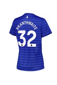 Everton Jarrad Branthwaite #32 Voetbaltruitje Thuis tenue Dames 2025-26 Korte Mouw